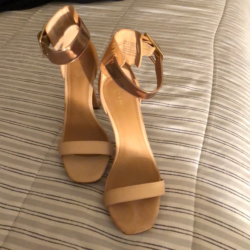 Calvin Klein ankle strap shoe